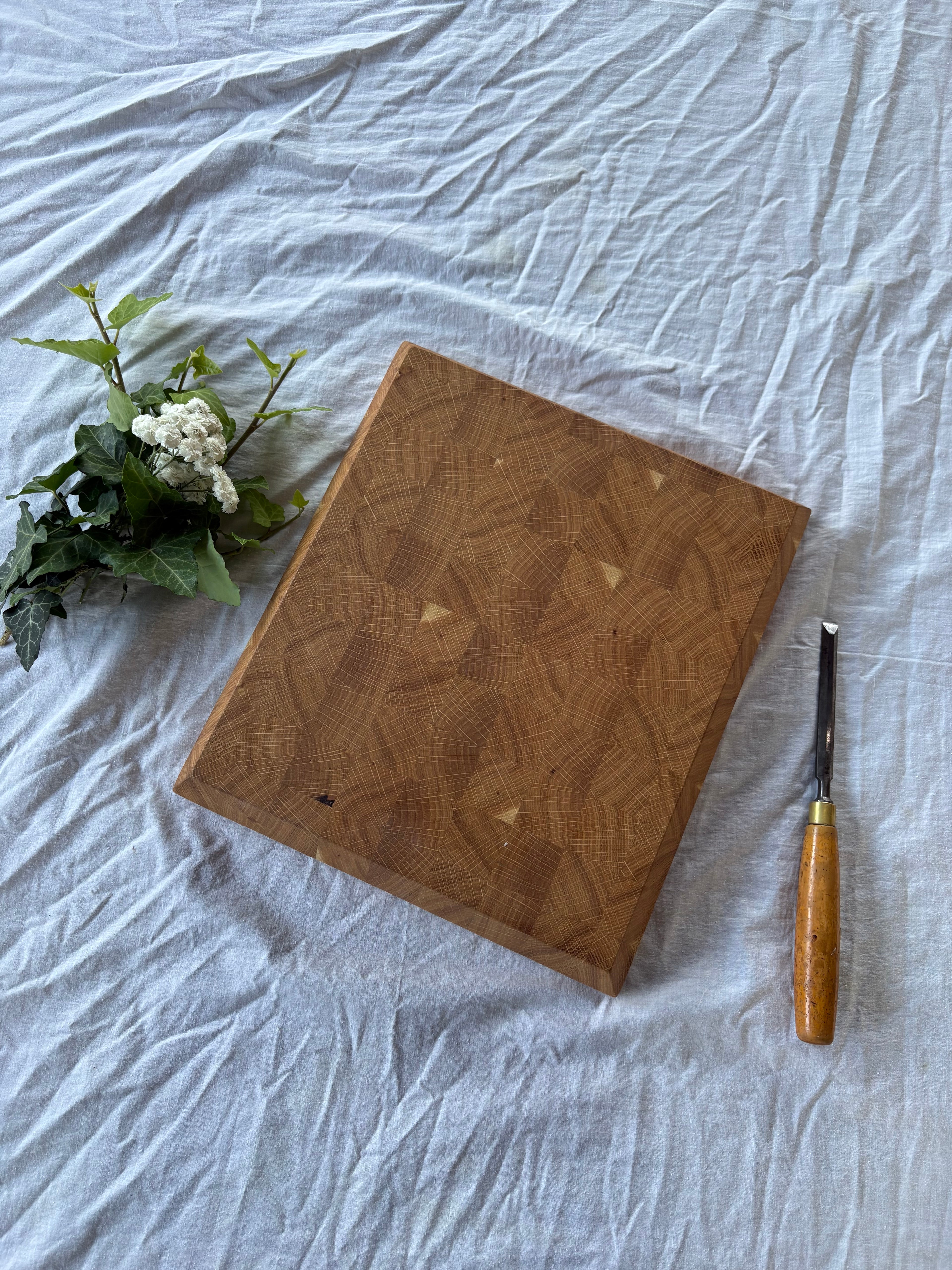 Tocător end grain stejar