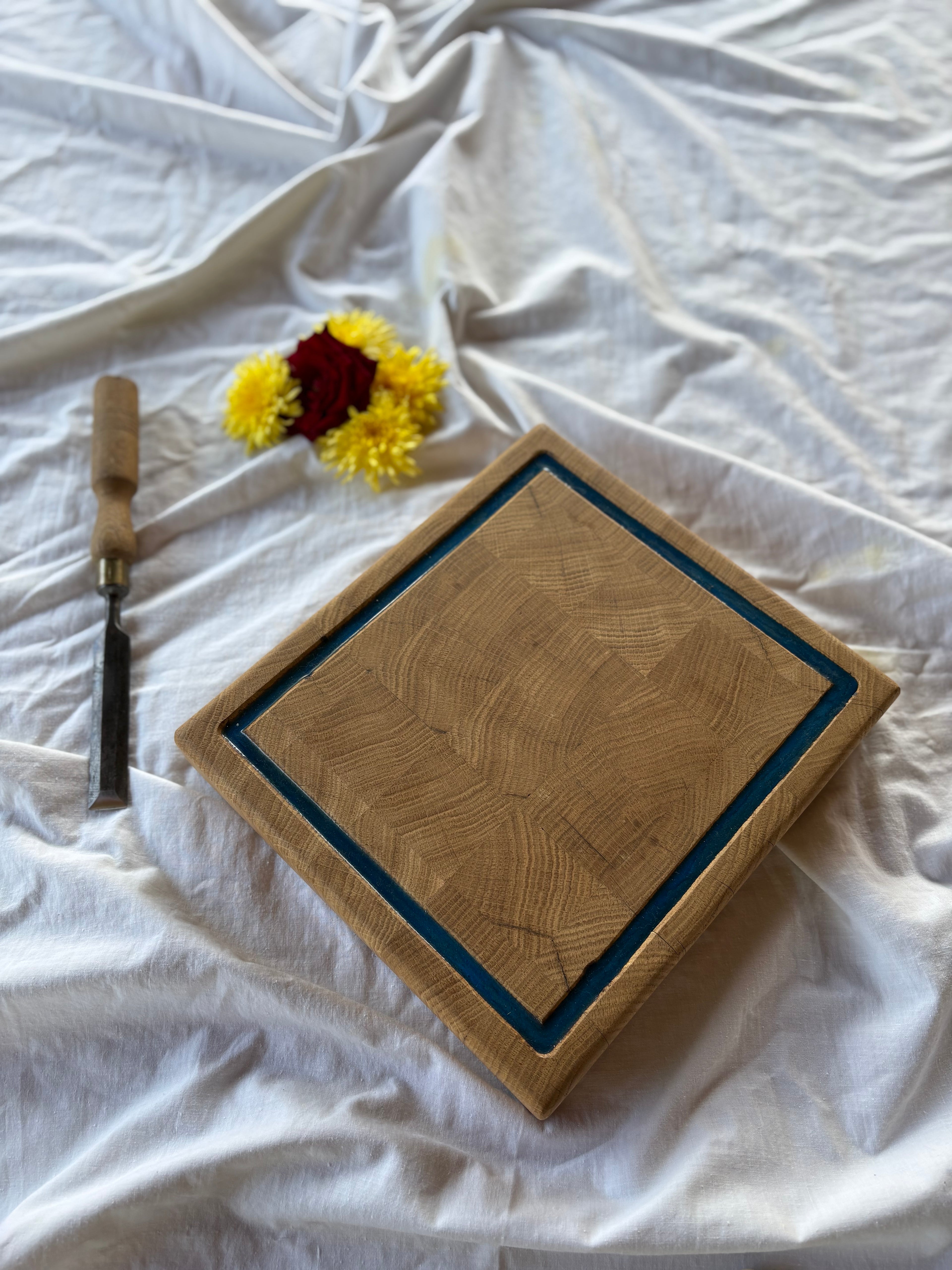 Tocător end grain ( fibră întoarsă )