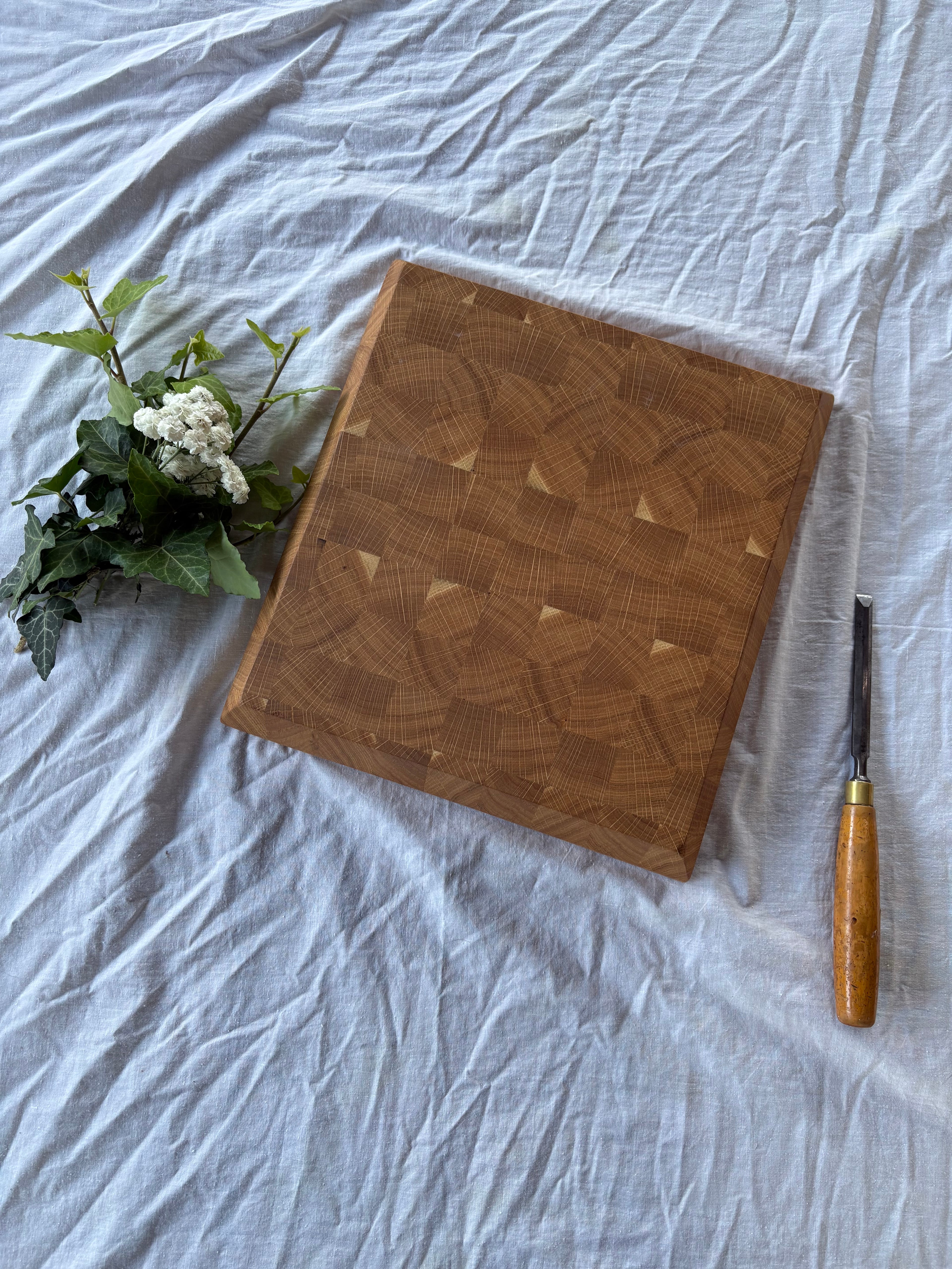 Tocător end grain stejar