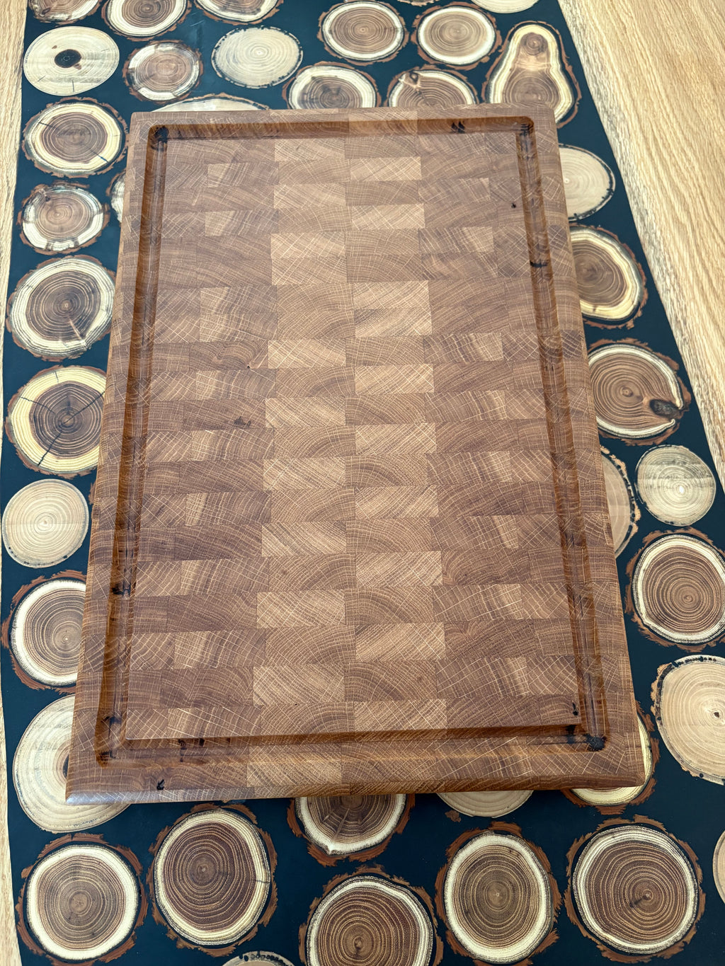 Tocător end grain lemn de stejar